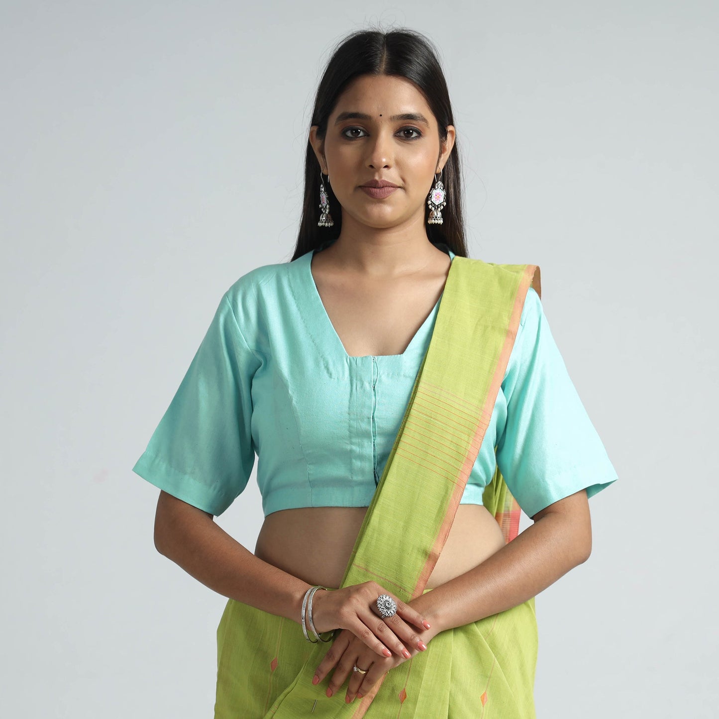cotton stitched blouse