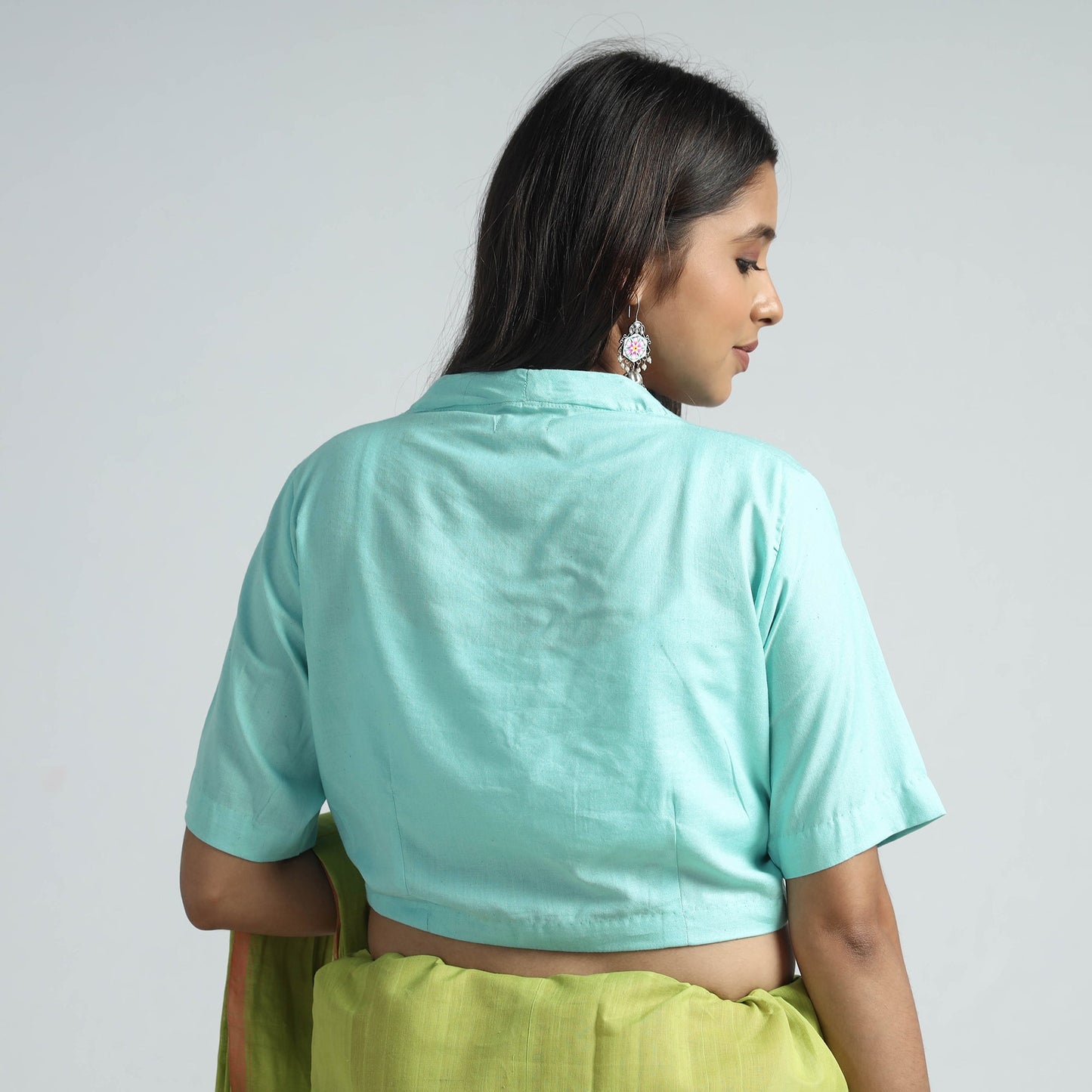 cotton stitched blouse