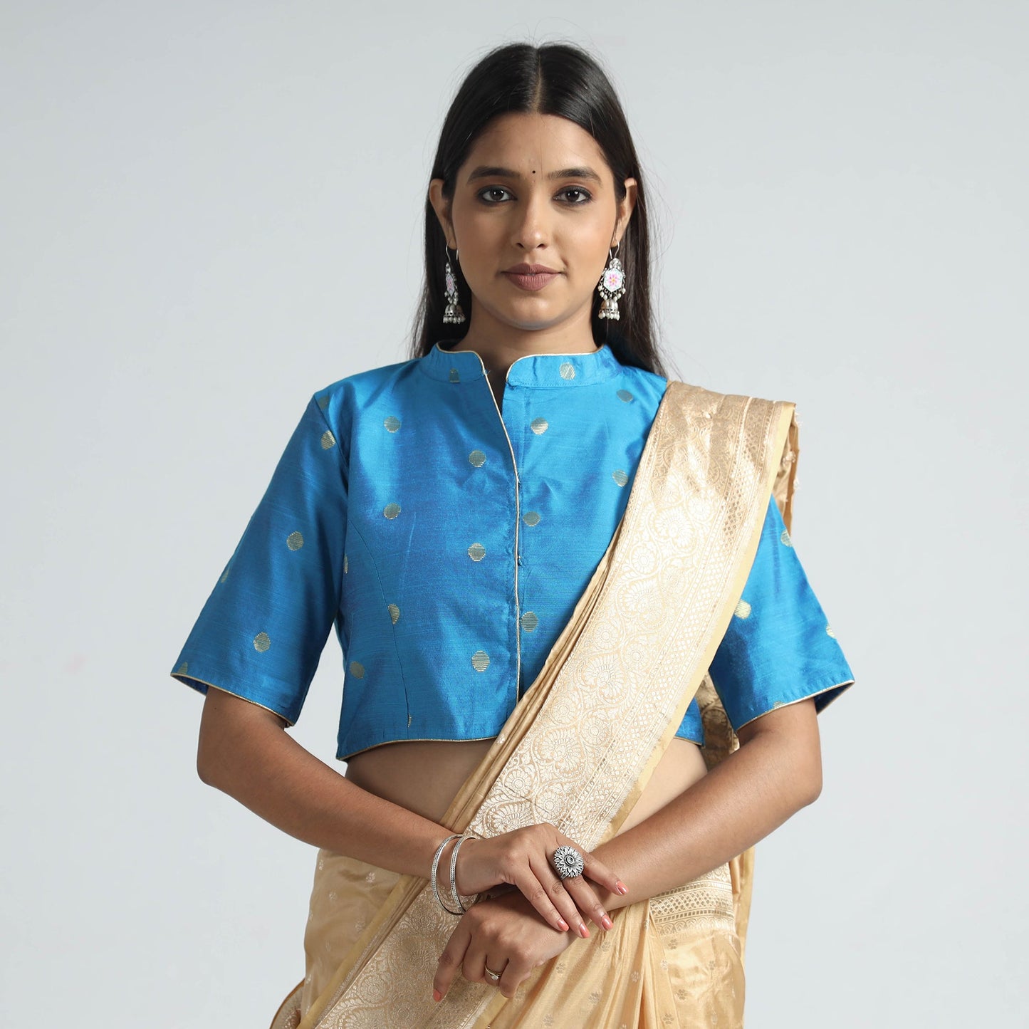 Silk Stitched Blouse