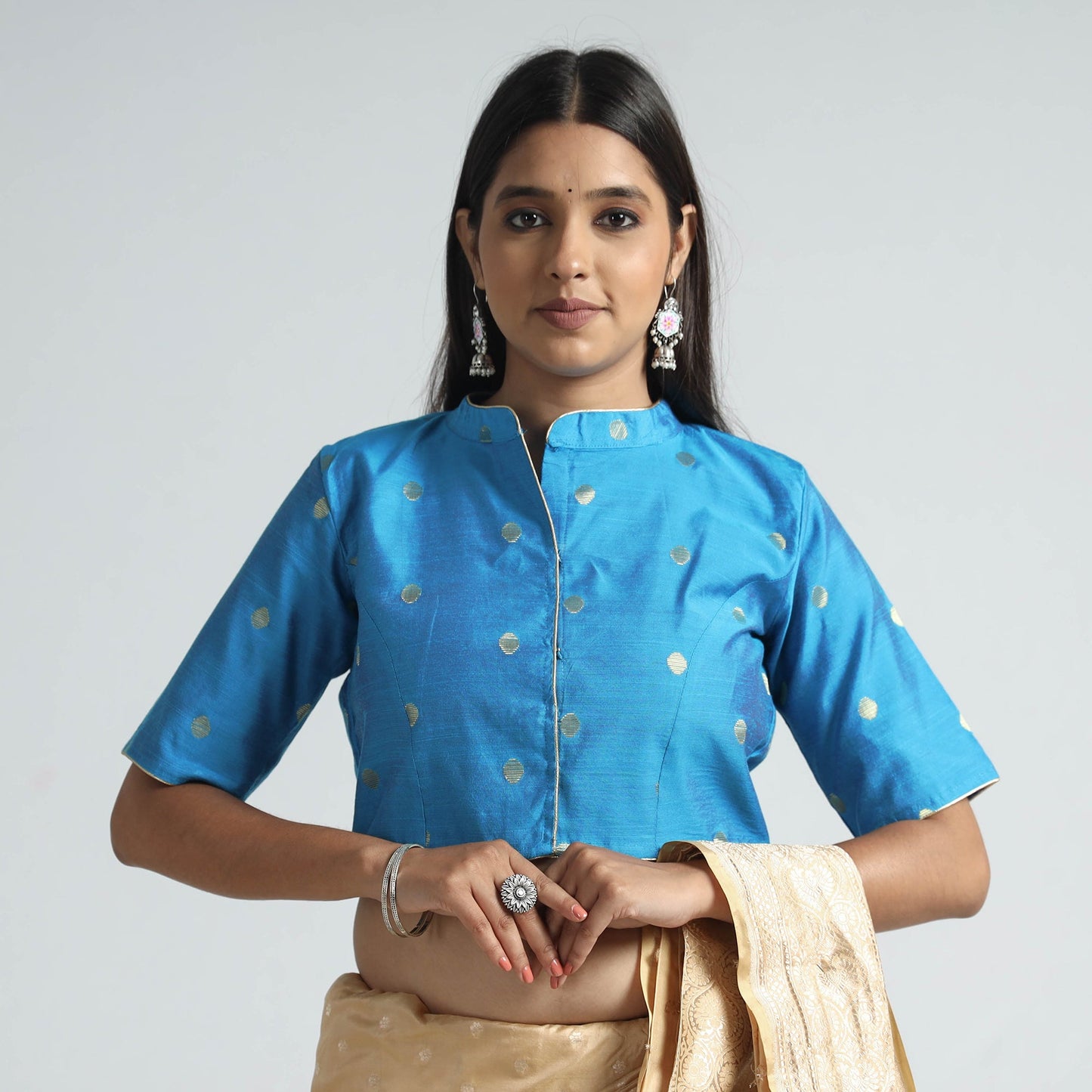 Silk Stitched Blouse