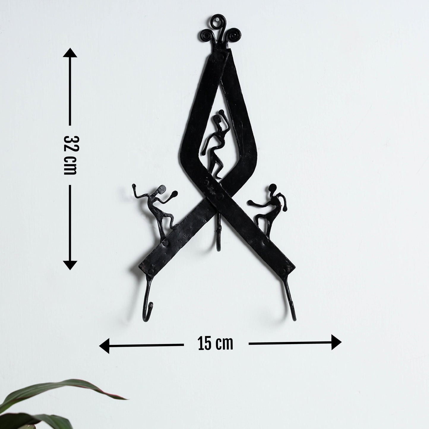 Elephant - Bastar Tribal Wrought Iron Wall Hanging Online in India