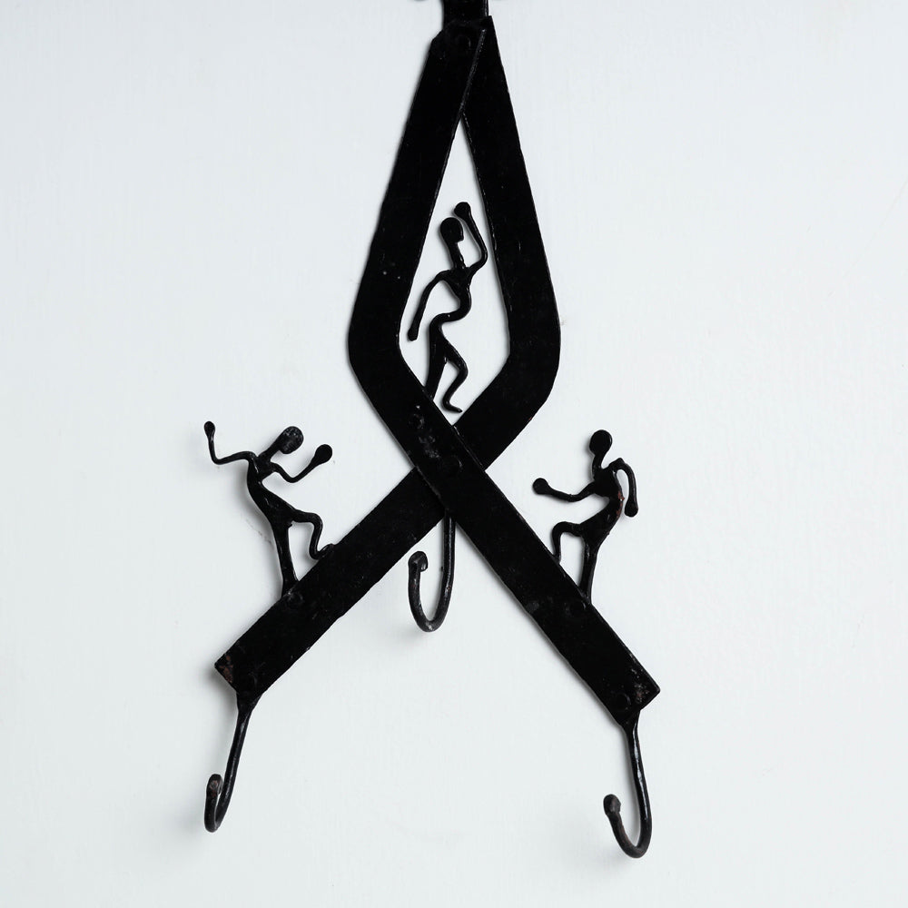 Elephant - Bastar Tribal Wrought Iron Wall Hanging Online in India