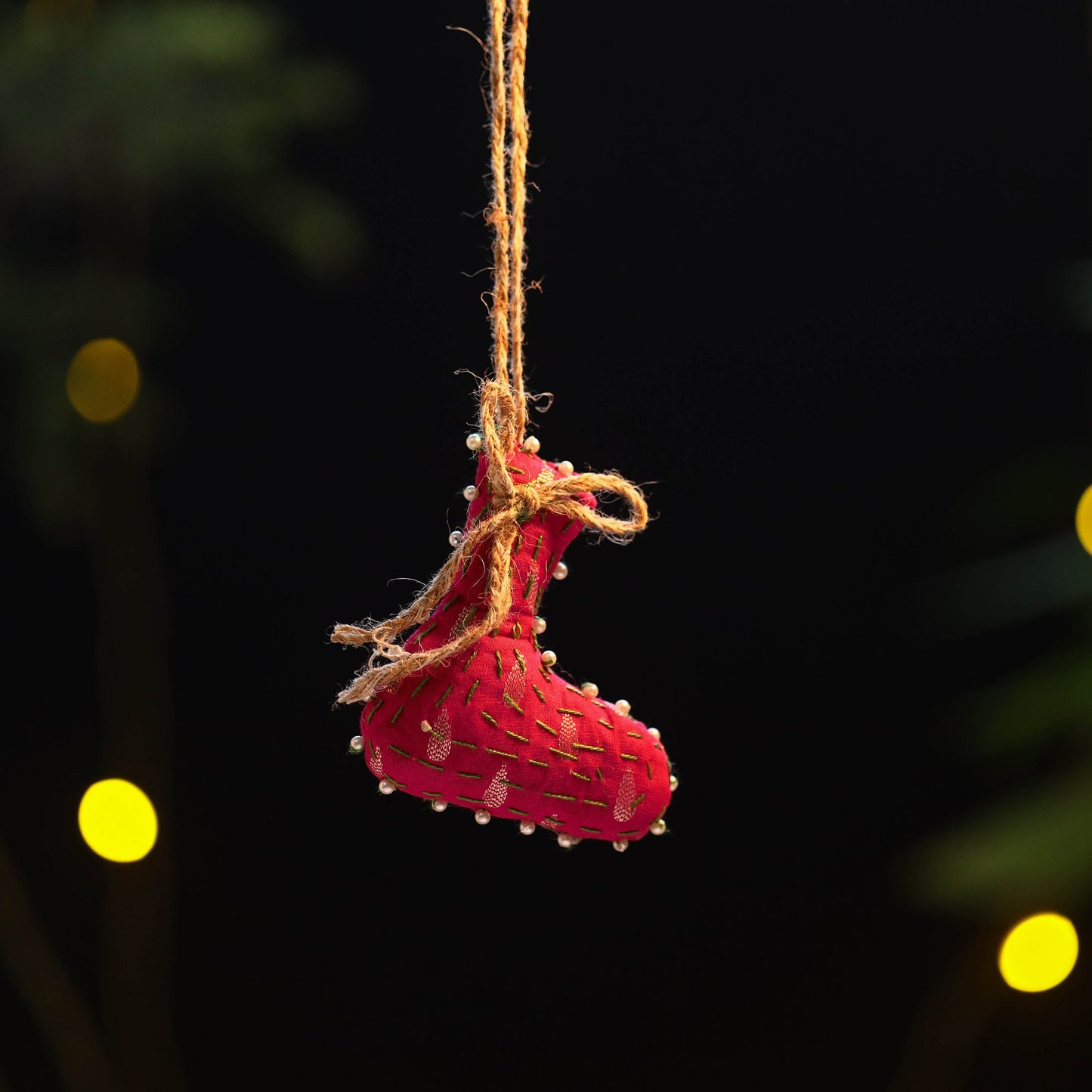 Buy Upcycled Thread & Beadwork X-Mas Decor Hanging