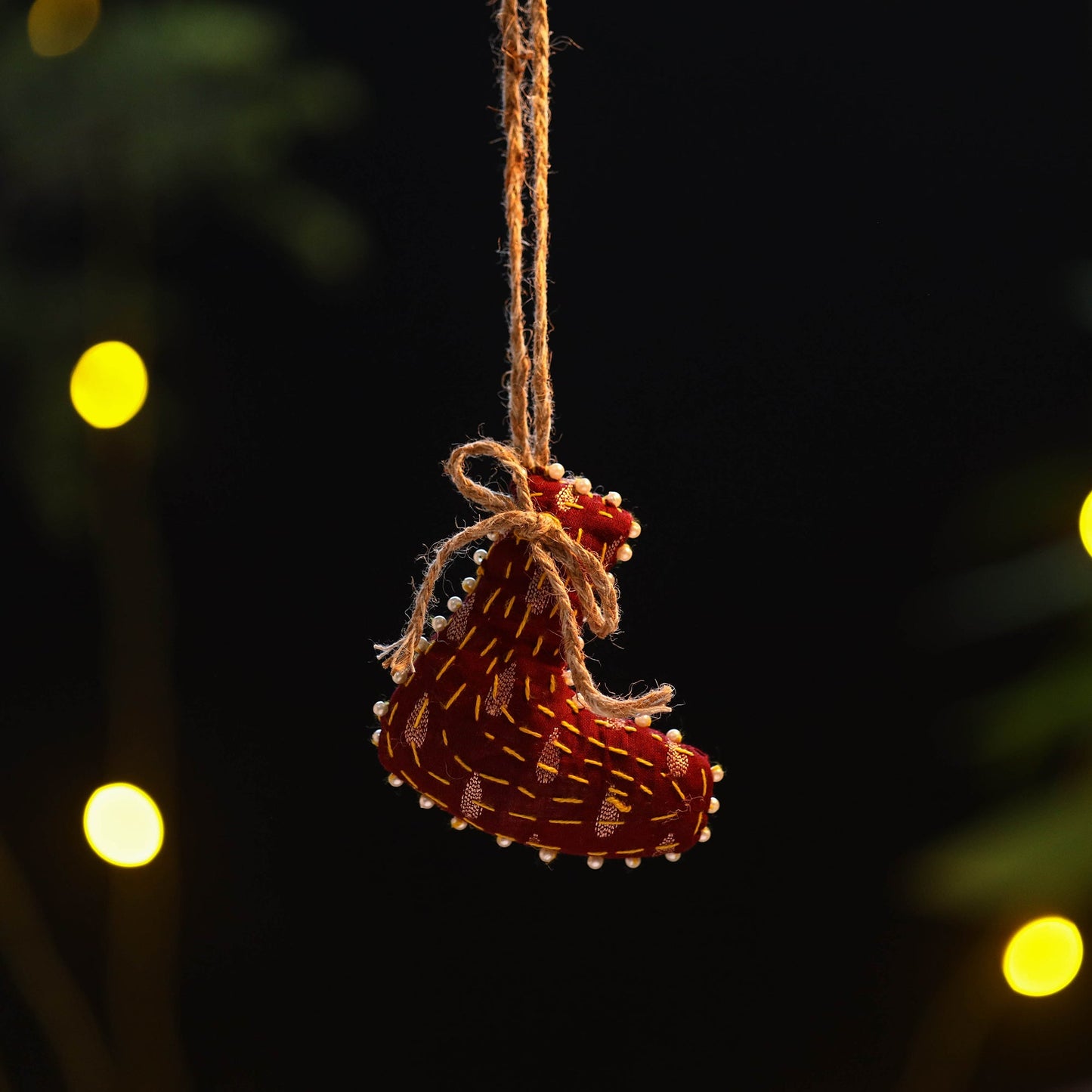 Buy Upcycled Thread & Beadwork X-Mas Decor Hanging