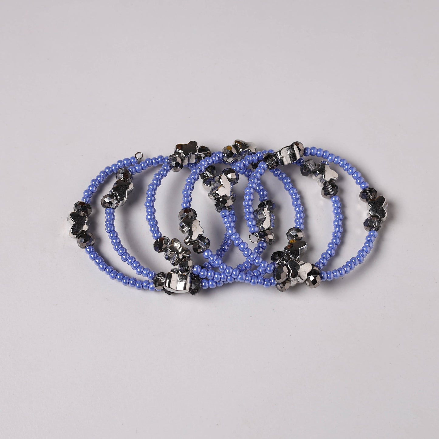 Spiral handmade beaded bracelet 209 - handcrafted
