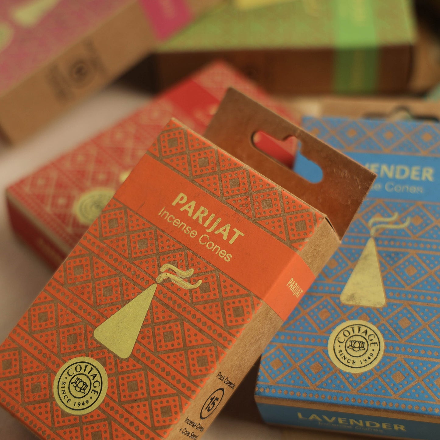 Sri Aurobindo Ashram Natural Incense Cones (Set of 10)