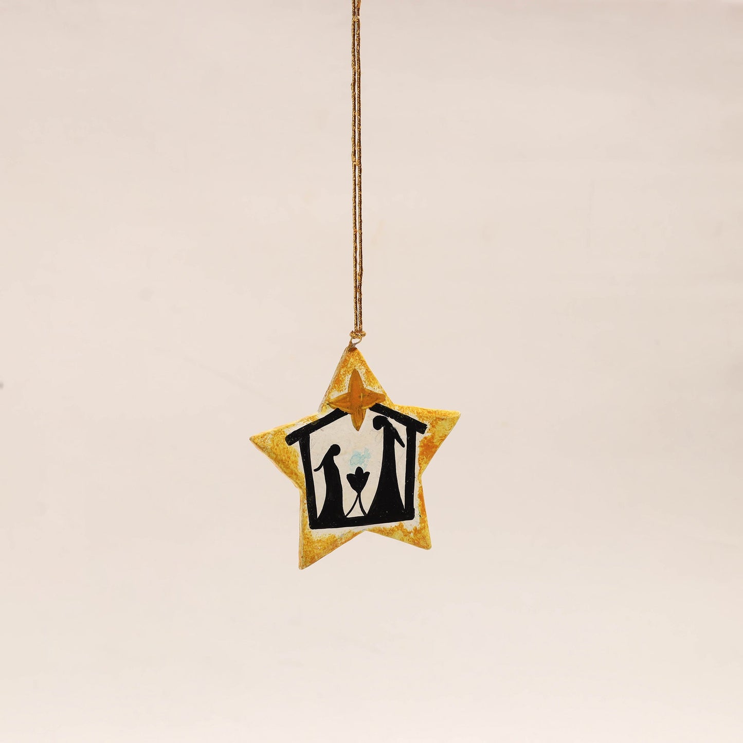 Kashmir Handpainted Christmas Decor Ornament