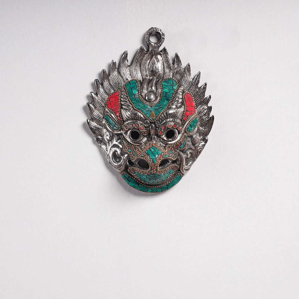 Stone Work White Metal Buddha Wall Hanging Online at iTokri.com