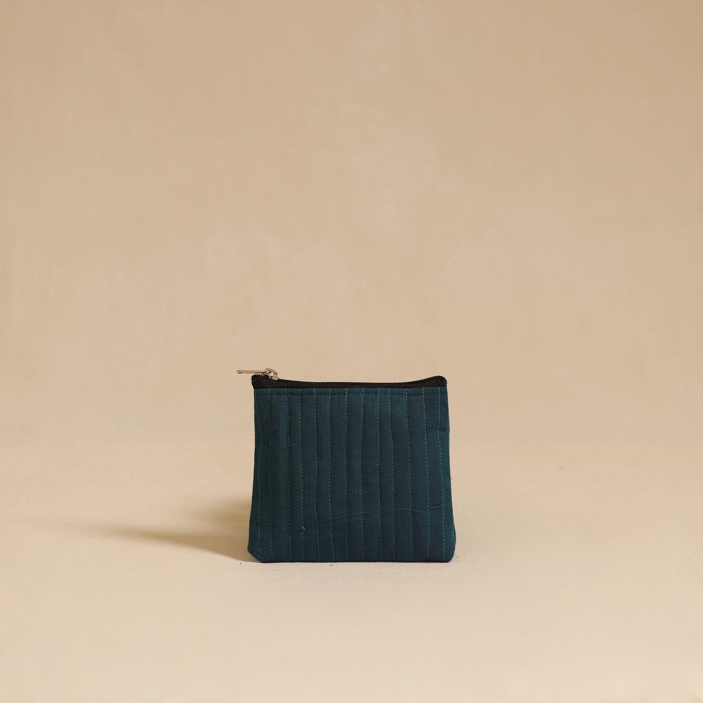 Buy Teal Blue Handmade Cotton Utility Pouch Set