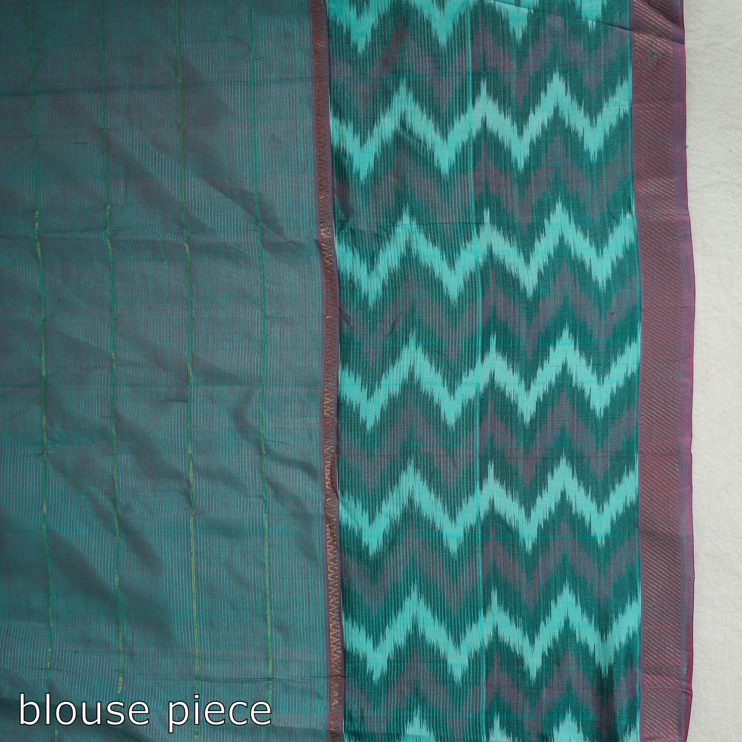Shop Teal Blue Mangalagiri Saree Handloom Silk Cotton Beauty