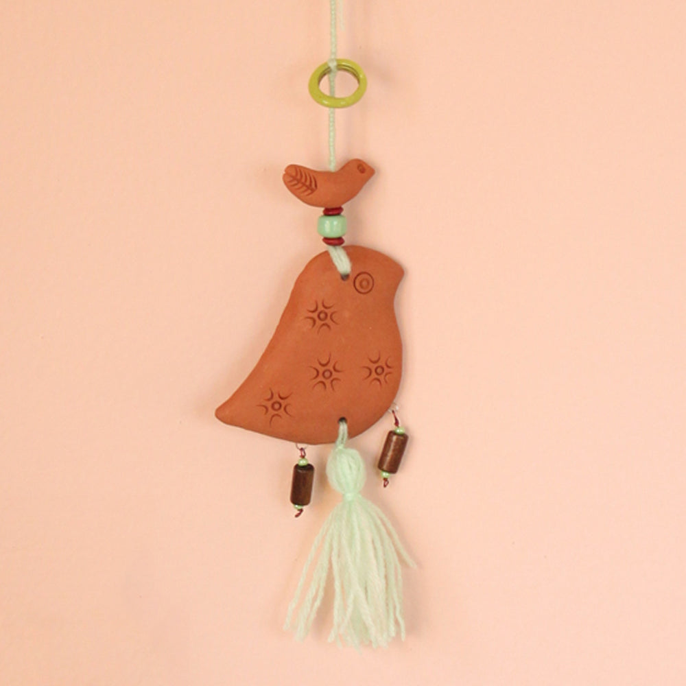 Terracotta Clay Handmade Car Hanging