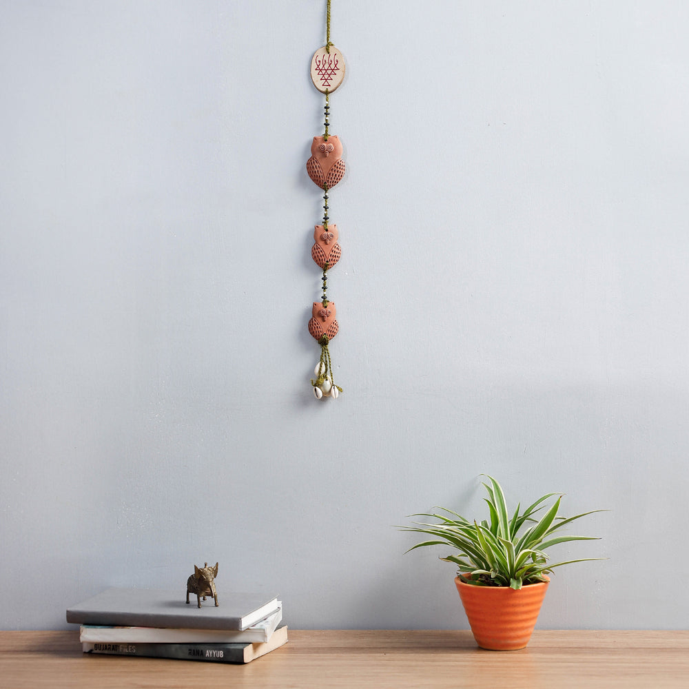 Terracotta Clay Handmade Wall Hanging
