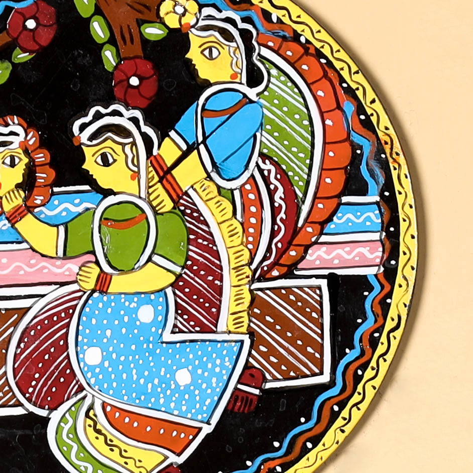 Tikuli Art Handpainted Wall Hanging