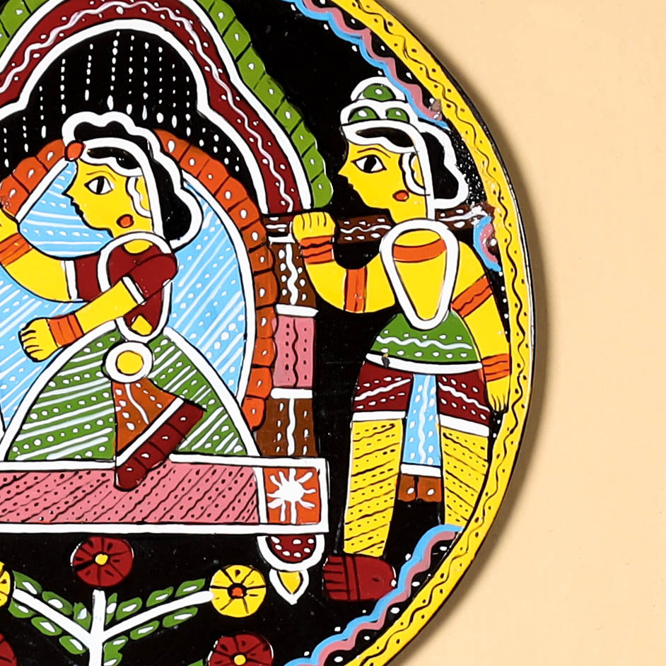 Tikuli Art Handpainted Wall Hanging