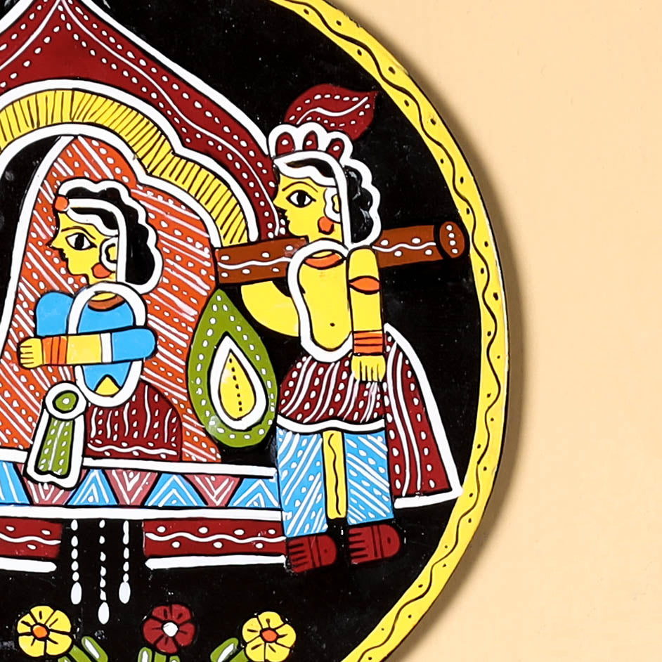 Tikuli Art Handpainted Wall Hanging