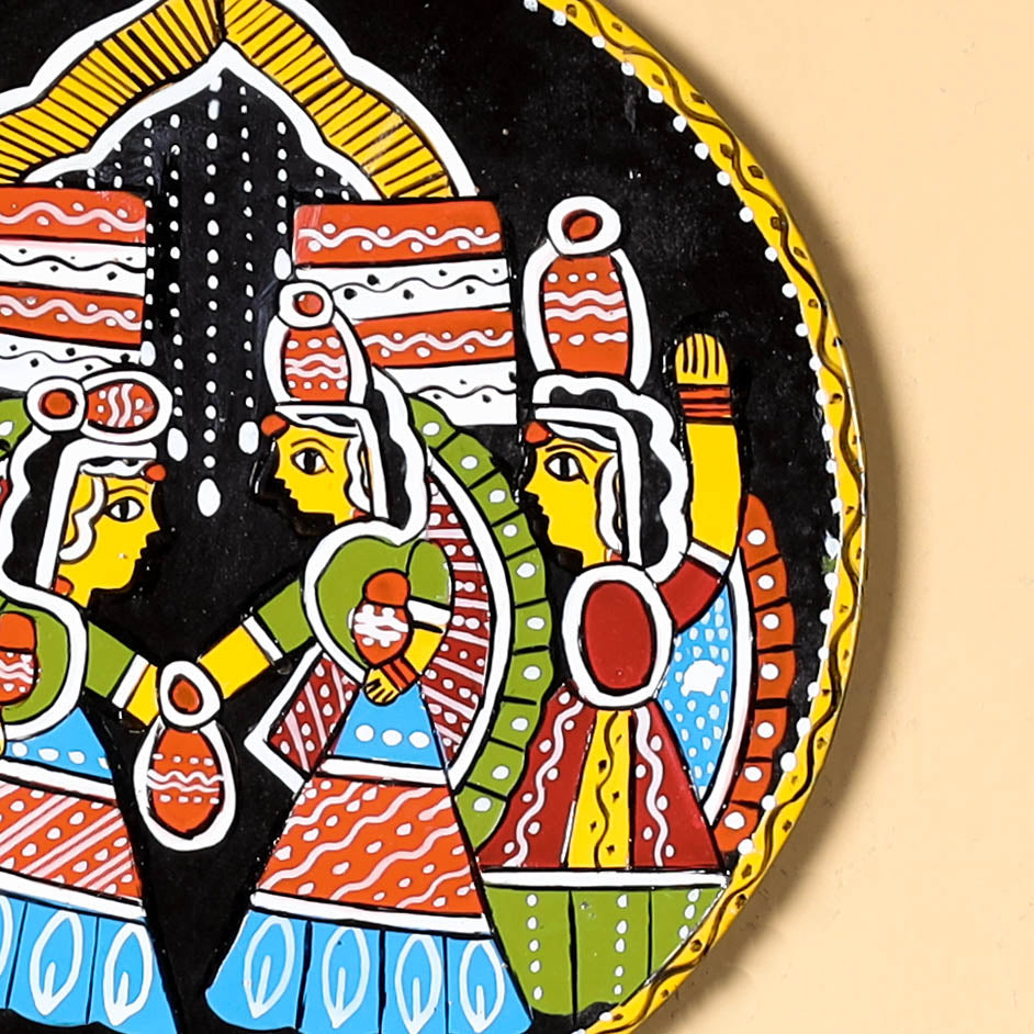 Tikuli Art Handpainted Wall Hanging