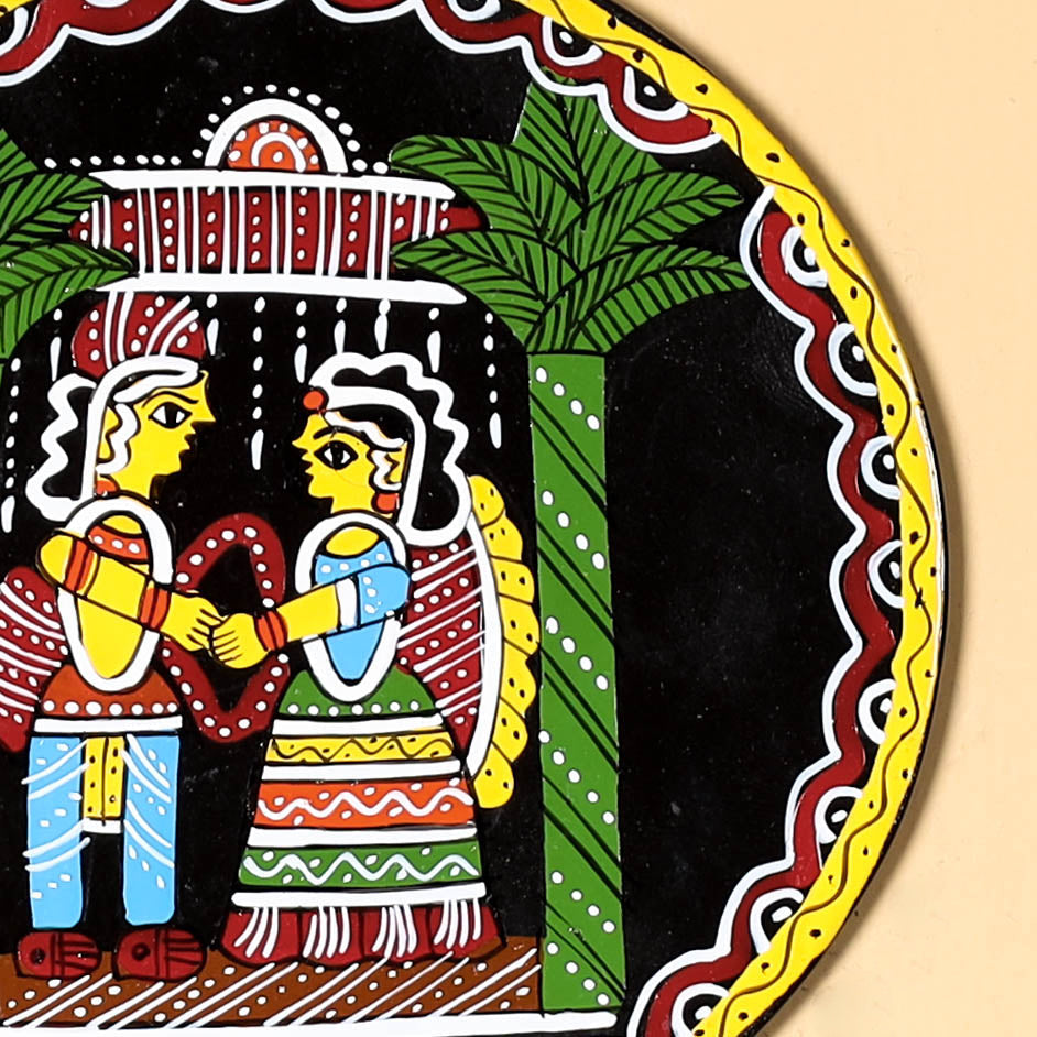 Tikuli Art Handpainted Wall Hanging