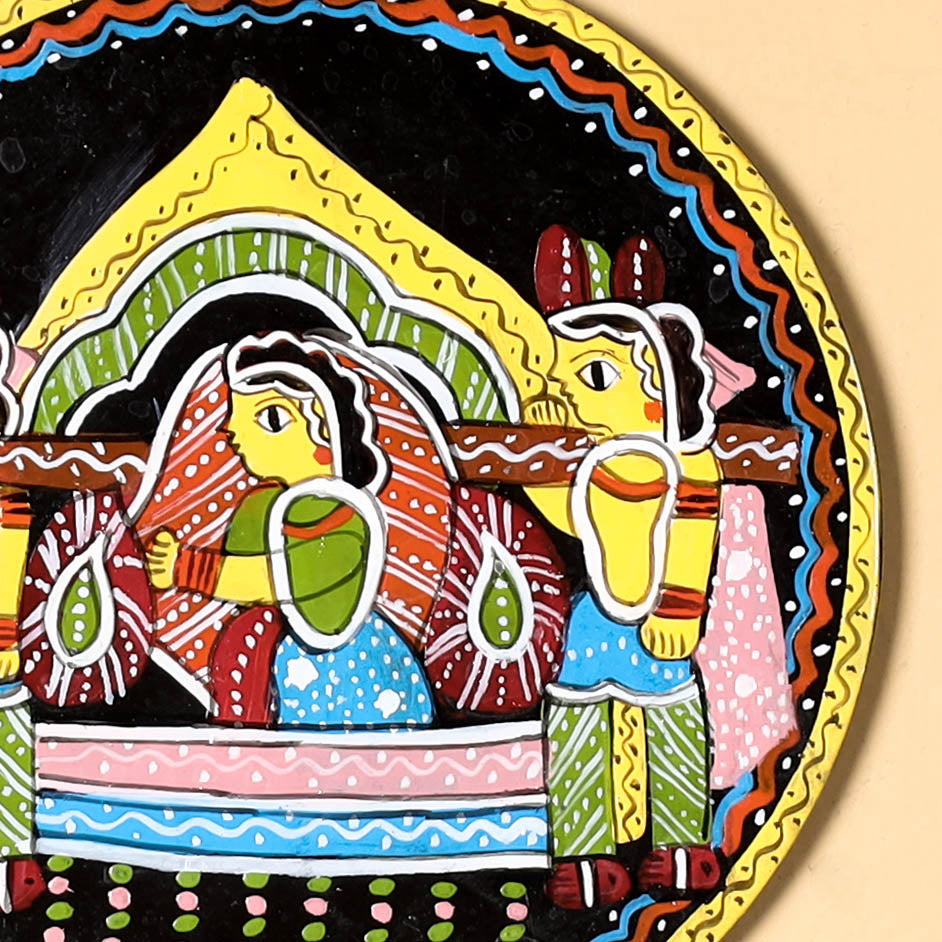 Tikuli Art Handpainted Wall Hanging