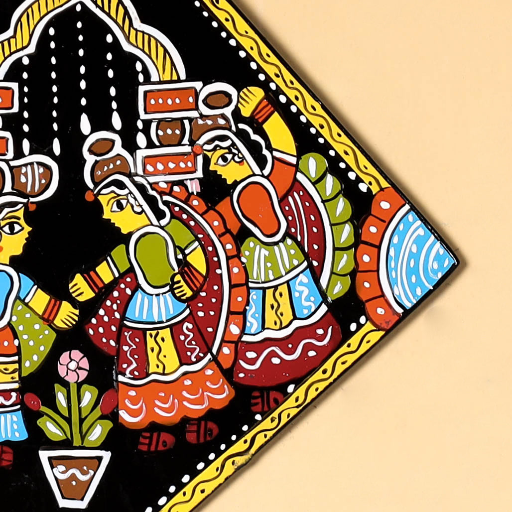 Tikuli Art Handpainted Wall Hanging