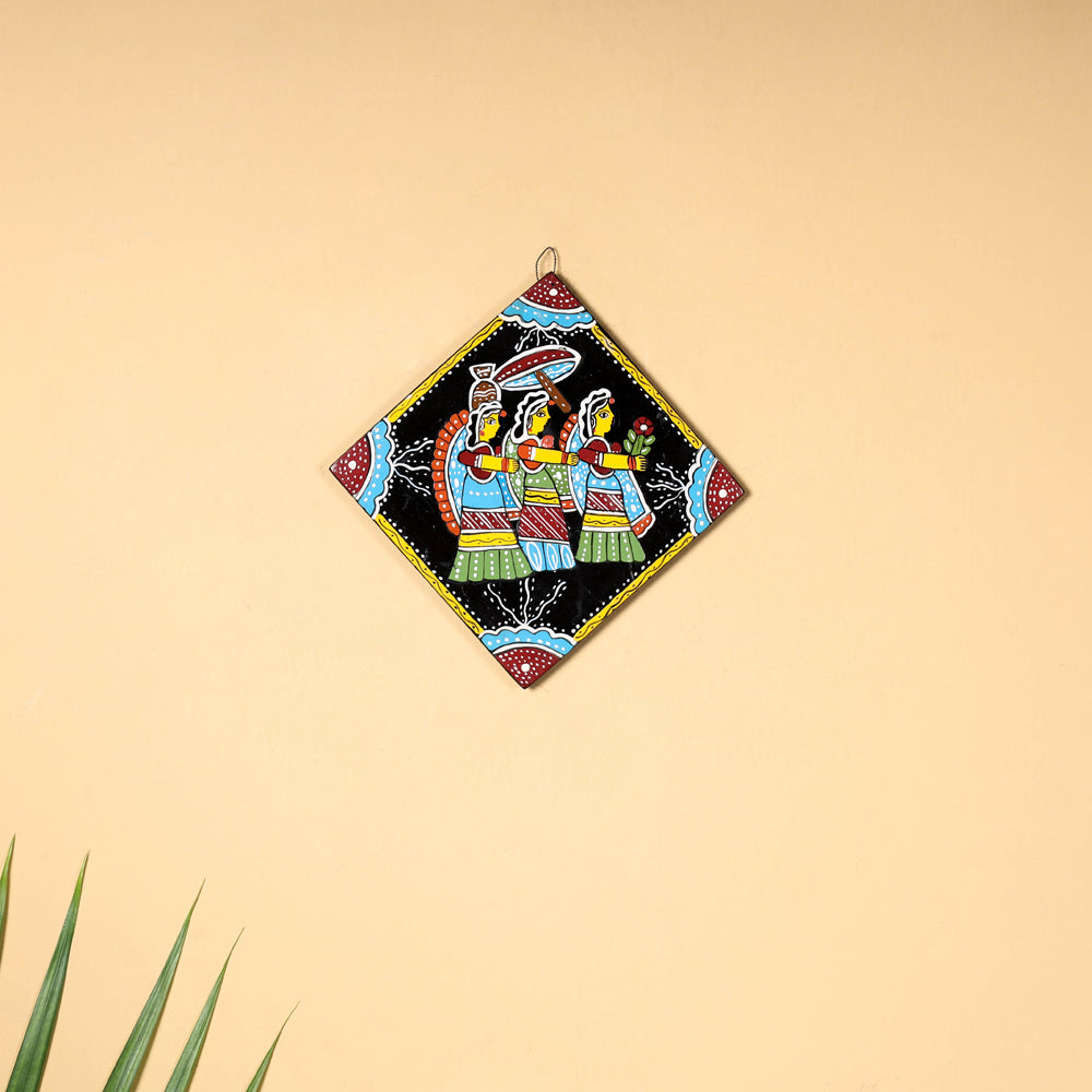 Tikuli Art Handpainted Wall Hanging