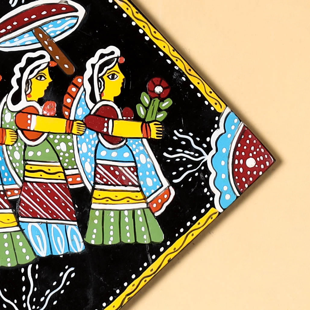 Tikuli Art Handpainted Wall Hanging