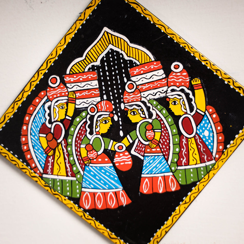 Tikuli Art Handpainted Wall Hanging