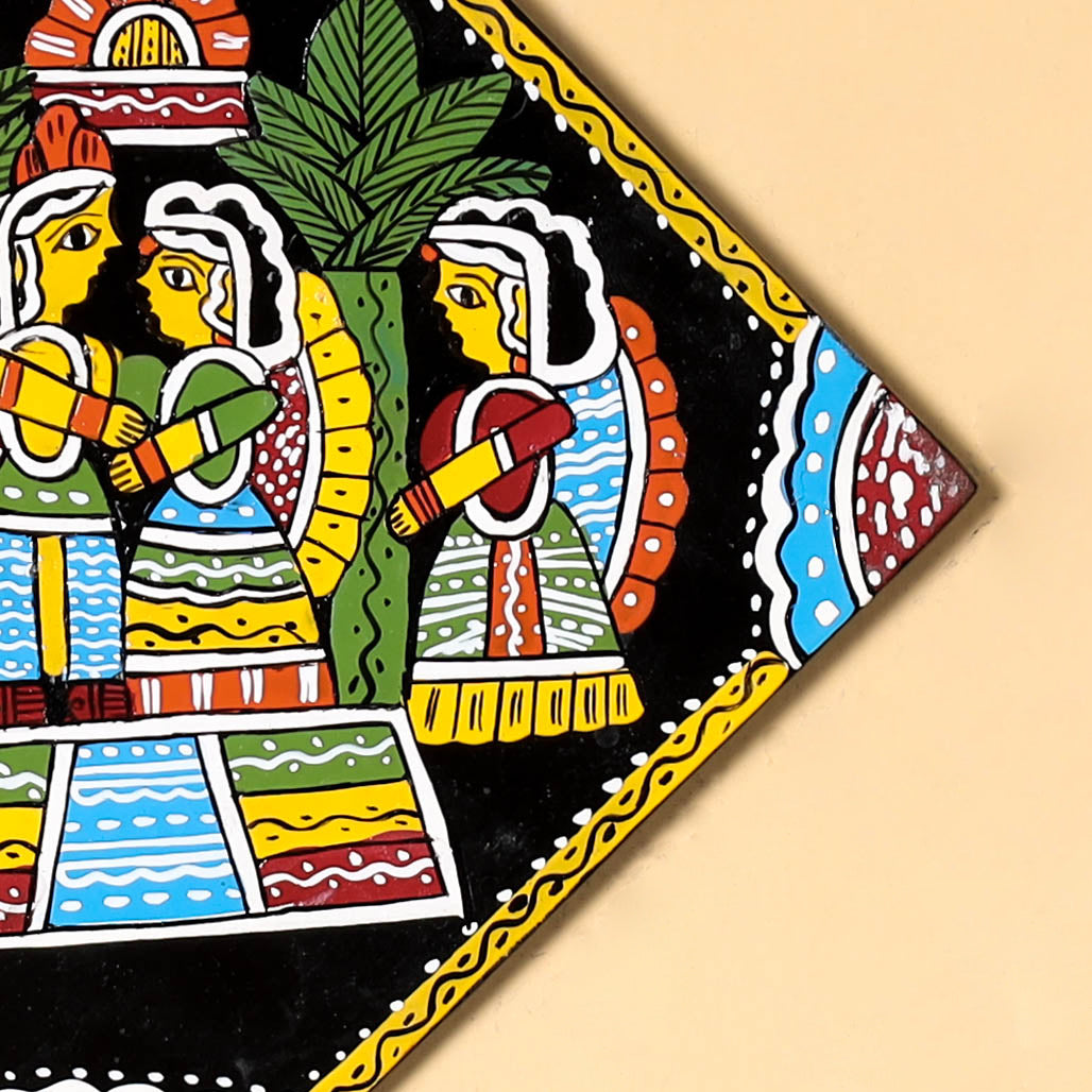 Tikuli Art Handpainted Wall Hanging