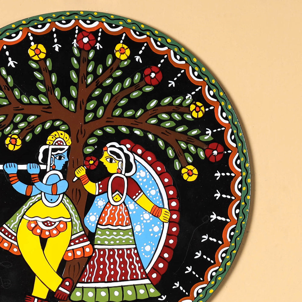 Tikuli Art Handpainted Wooden Wall Hanging
