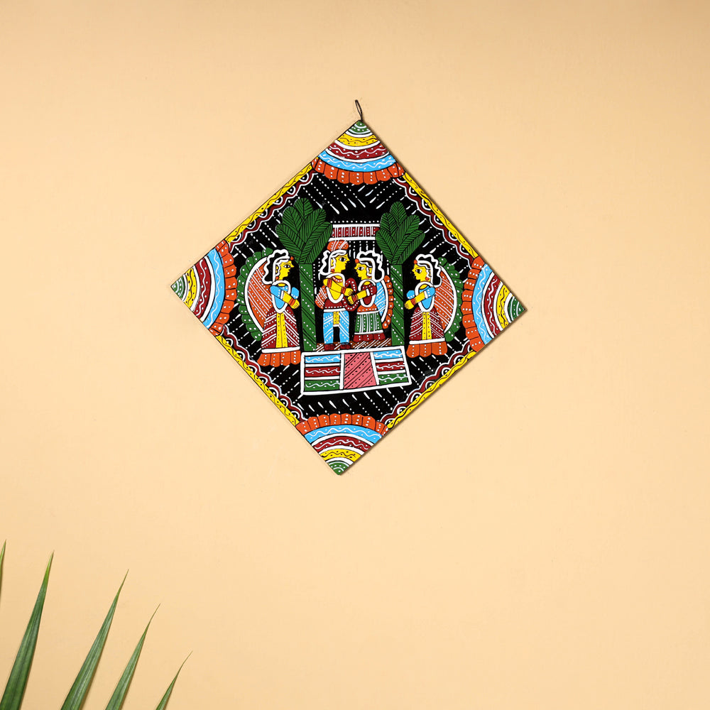 Tikuli Art Handpainted Wall Hanging