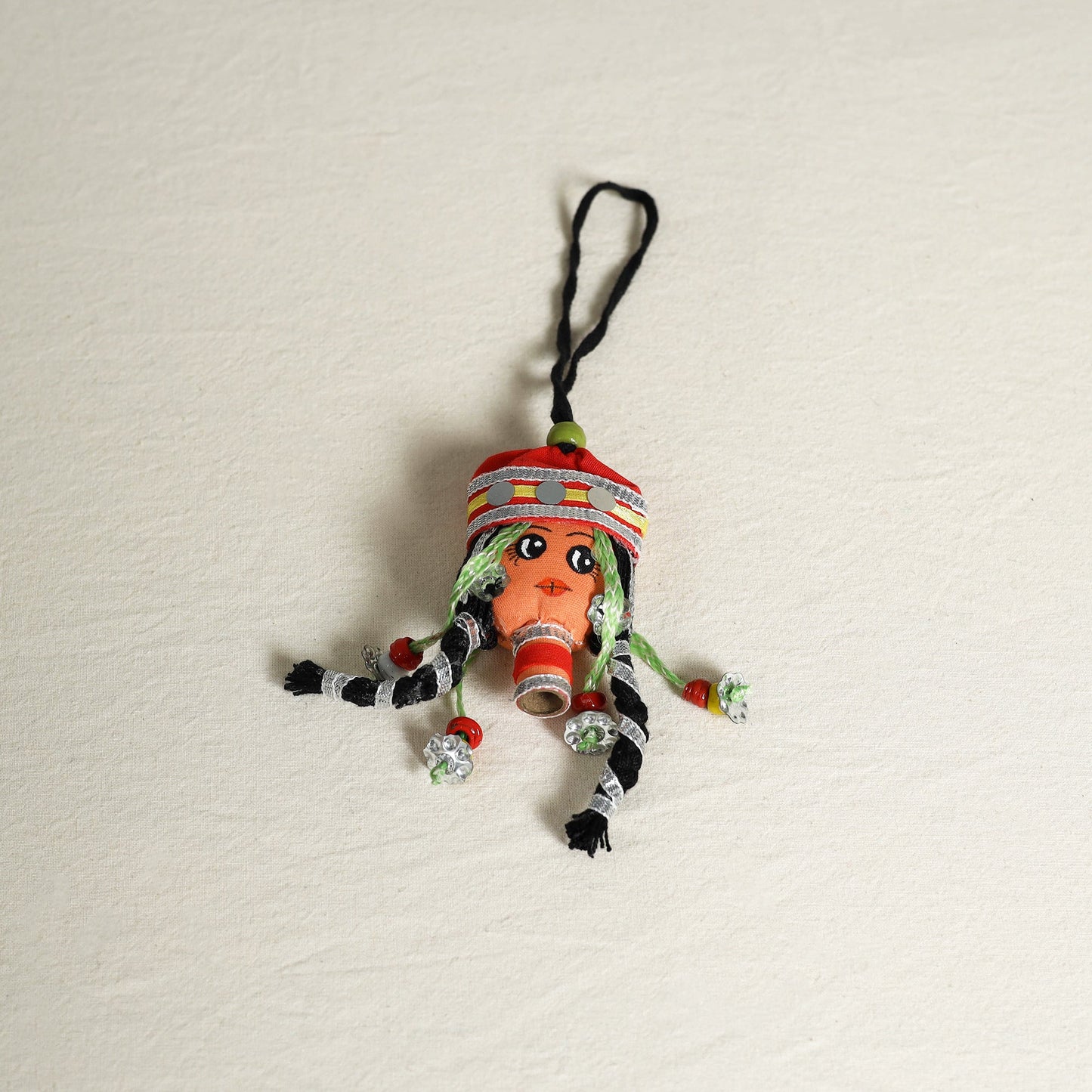 Traditional Handmade Rajasthani Doll Face / Car Hanging