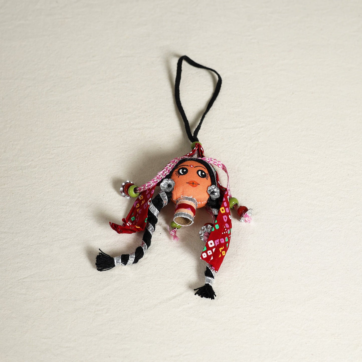 Traditional Handmade Rajasthani Doll Face / Car Hanging