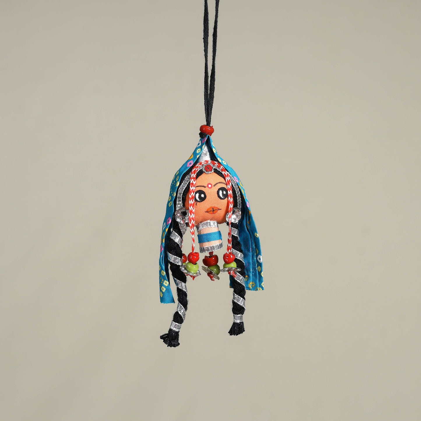 Traditional Handmade Rajasthani Doll Face / Car Hanging