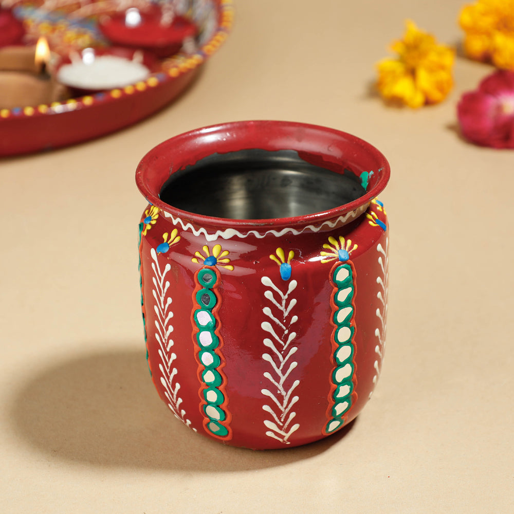 Traditional Handpainted Lota/Pooja Kalash