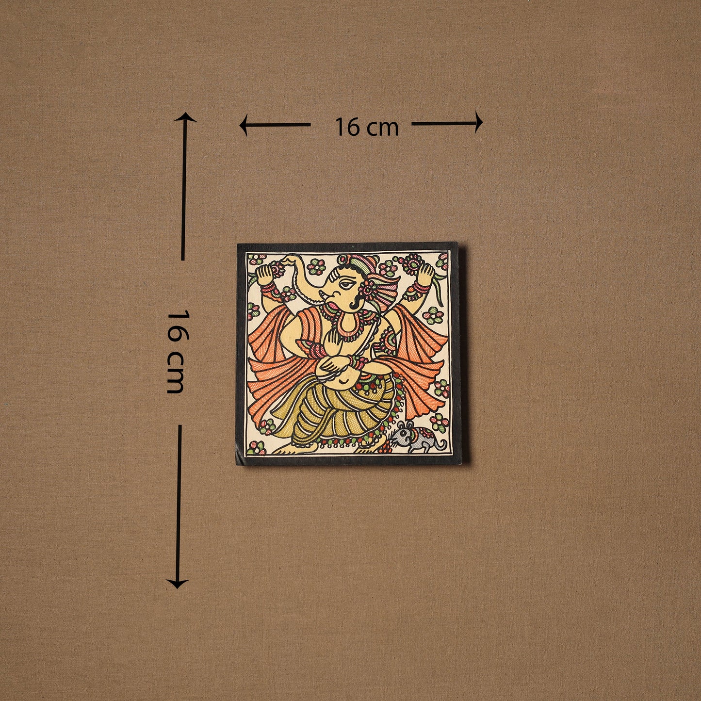 Traditional handpainted madhubani painting by hira devi (6