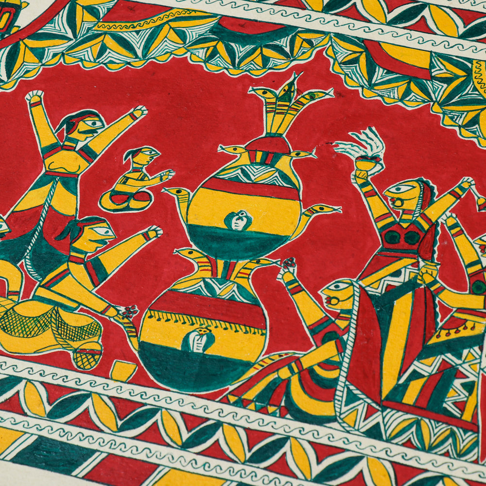 Manjusha Painting On Handmade Paper