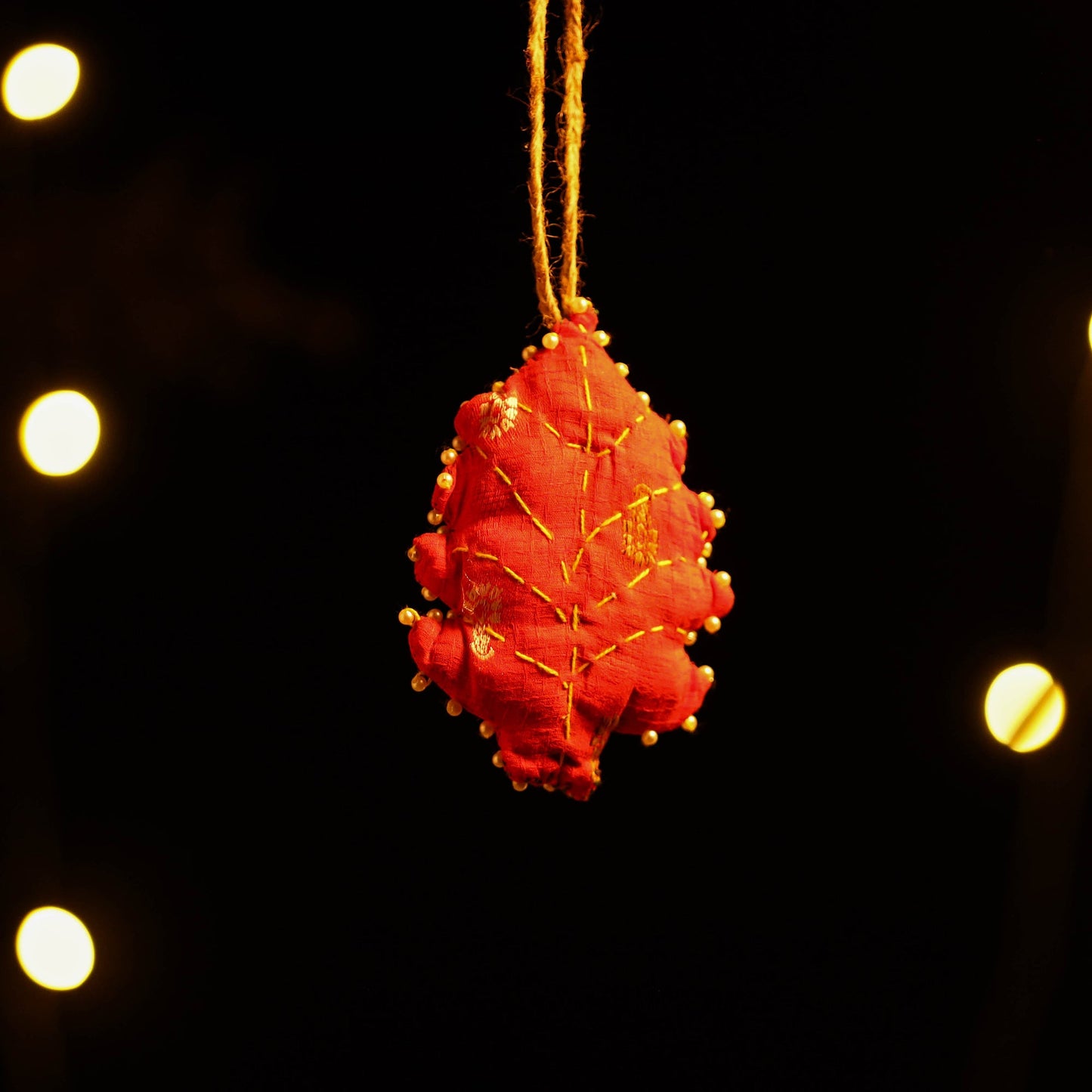 Buy Upcycled Thread & Beadwork X-Mas Decor Hanging