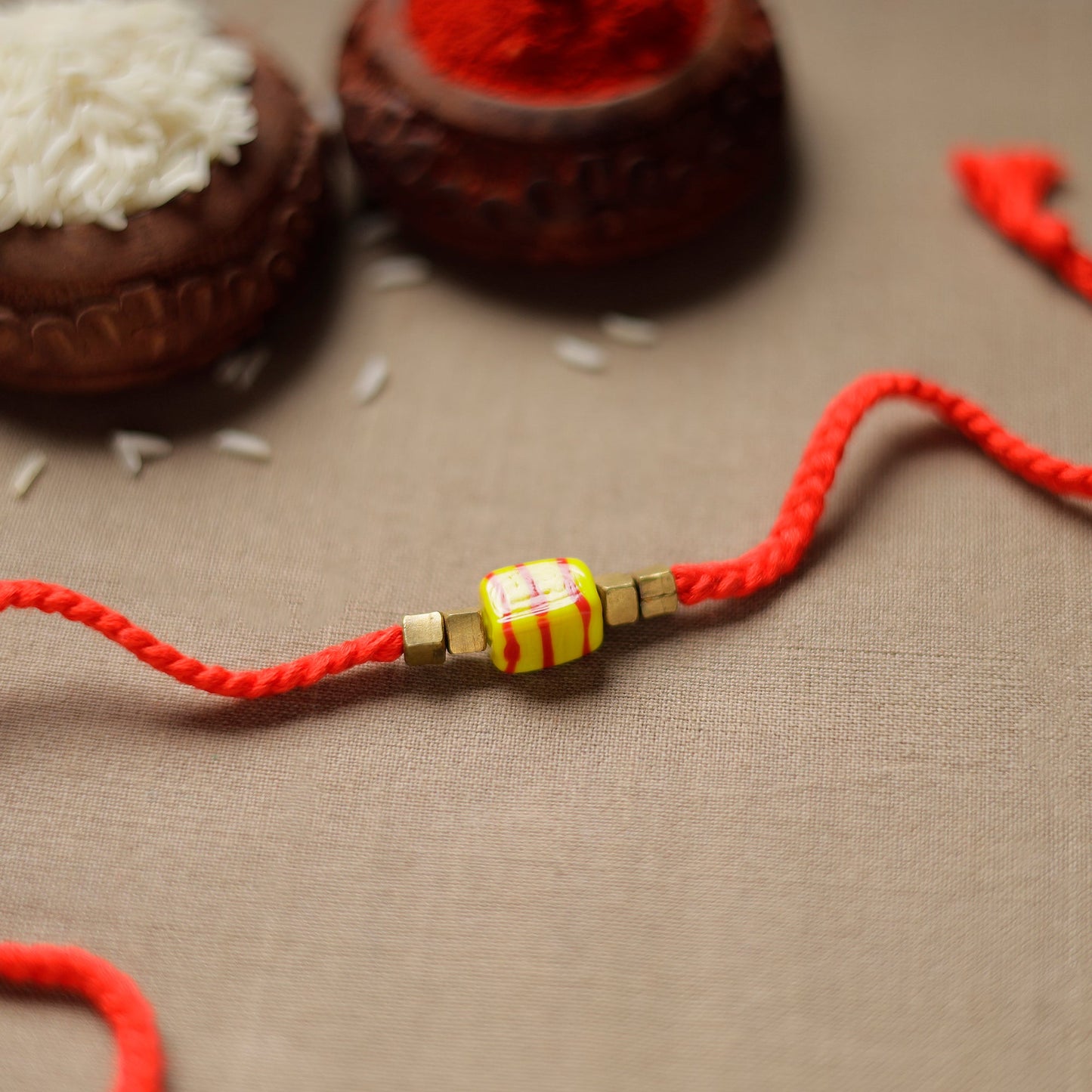 Tribal Dokra Craft Reusable Brass Rakhi 36 Online at iTokri.com
