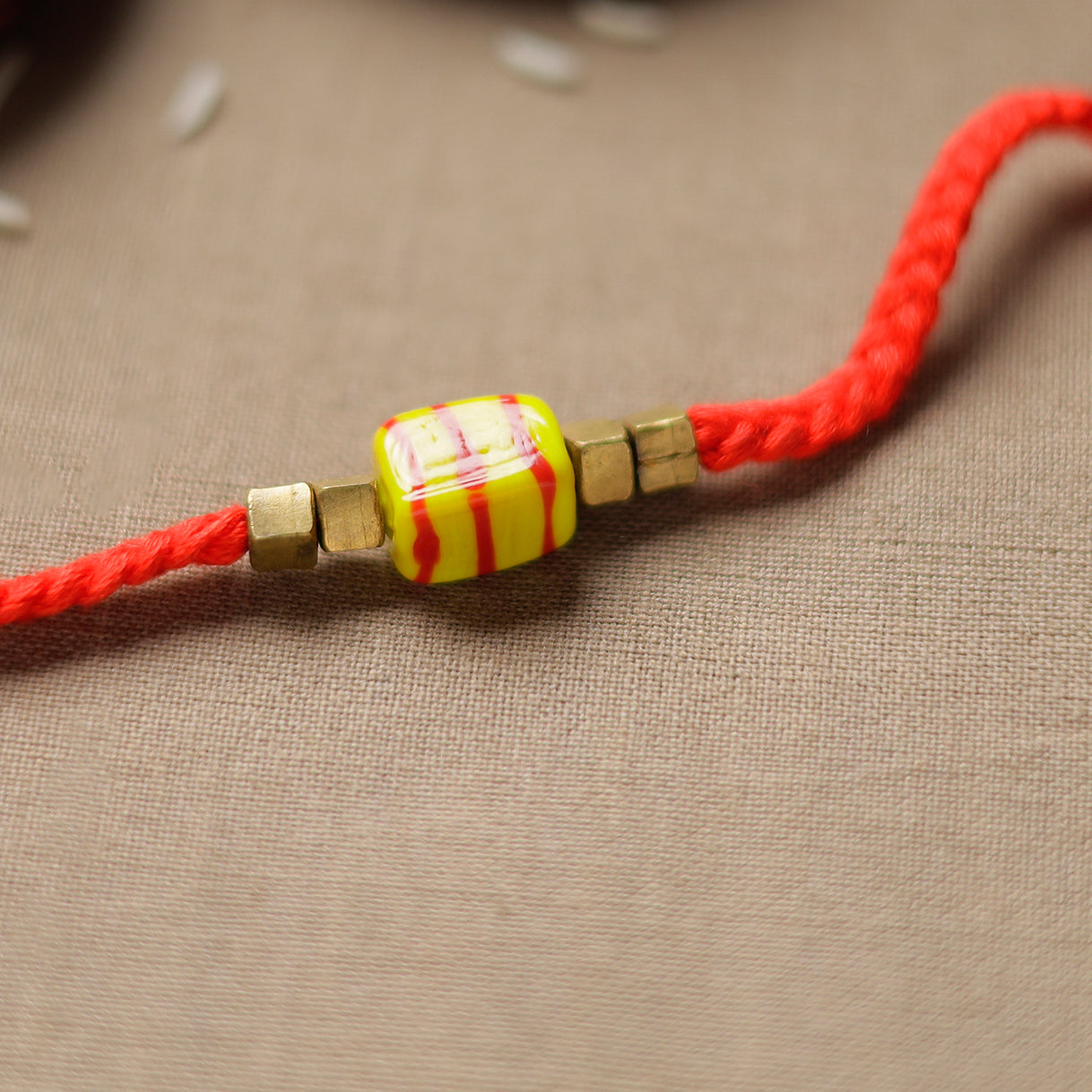 Tribal Dokra Craft Reusable Brass Rakhi 36 Online at iTokri.com