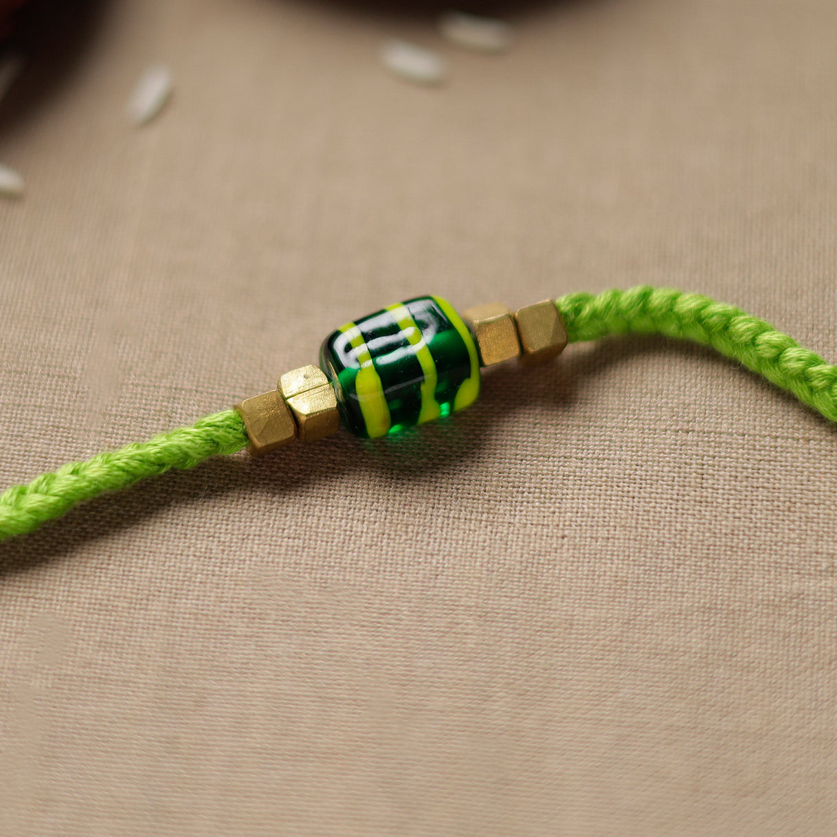 Tribal Dokra Craft Reusable Brass Rakhi 39 Online at iTokri.com