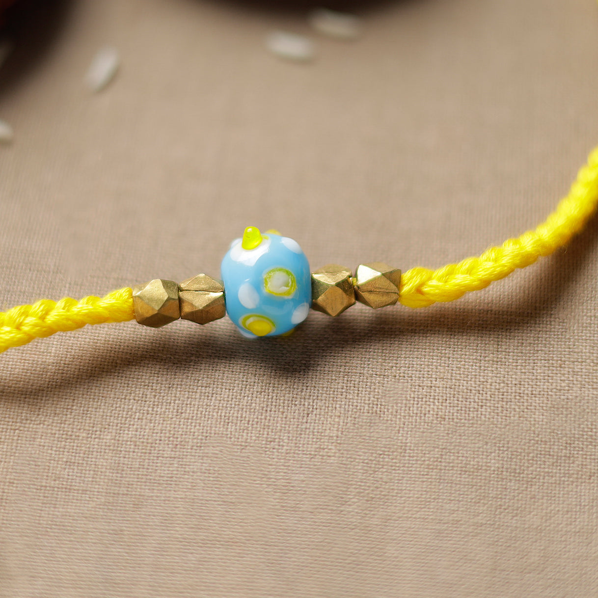 Tribal Dokra Craft Reusable Brass Rakhi 40 Online at iTokri.com