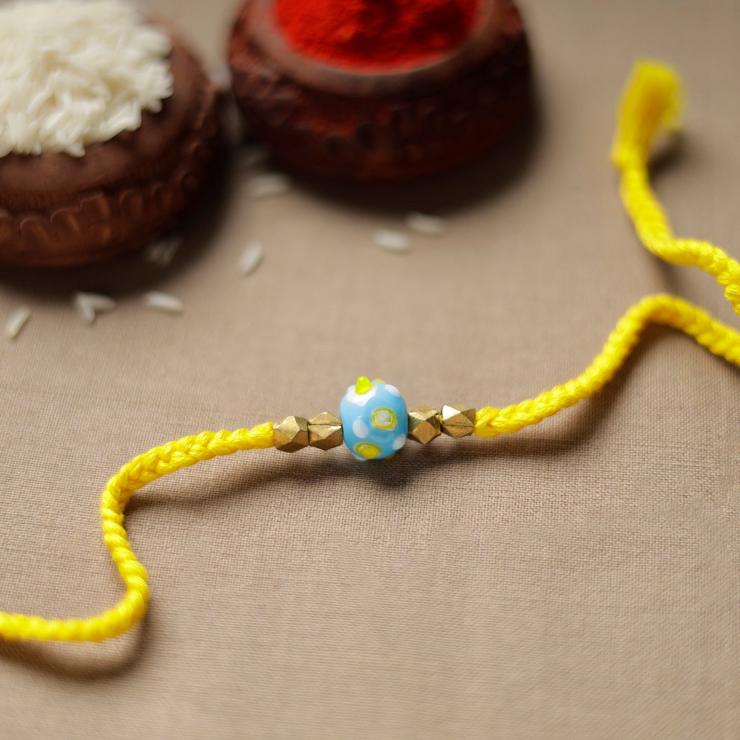 Tribal Dokra Craft Reusable Brass Rakhi 40 Online at iTokri.com