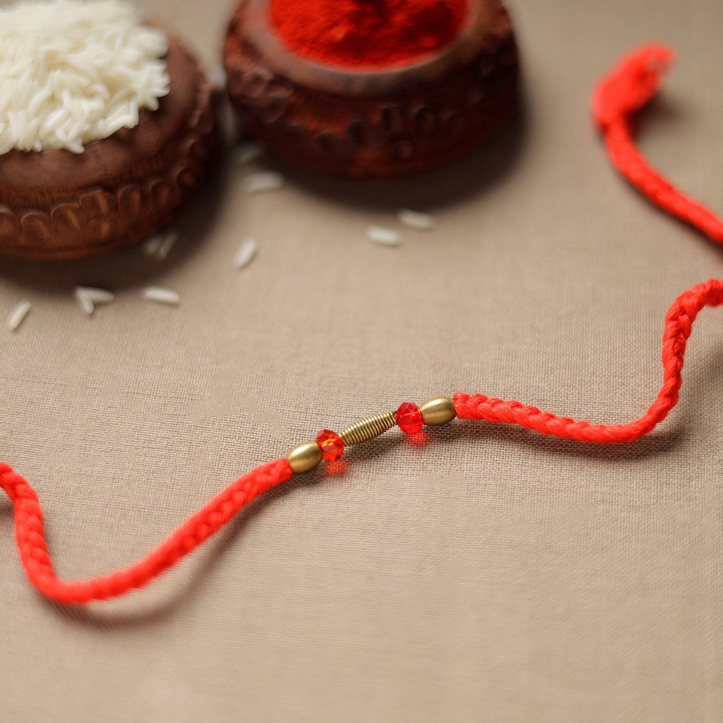 Tribal Dokra Craft Reusable Brass Rakhi 44 Online at iTokri.com
