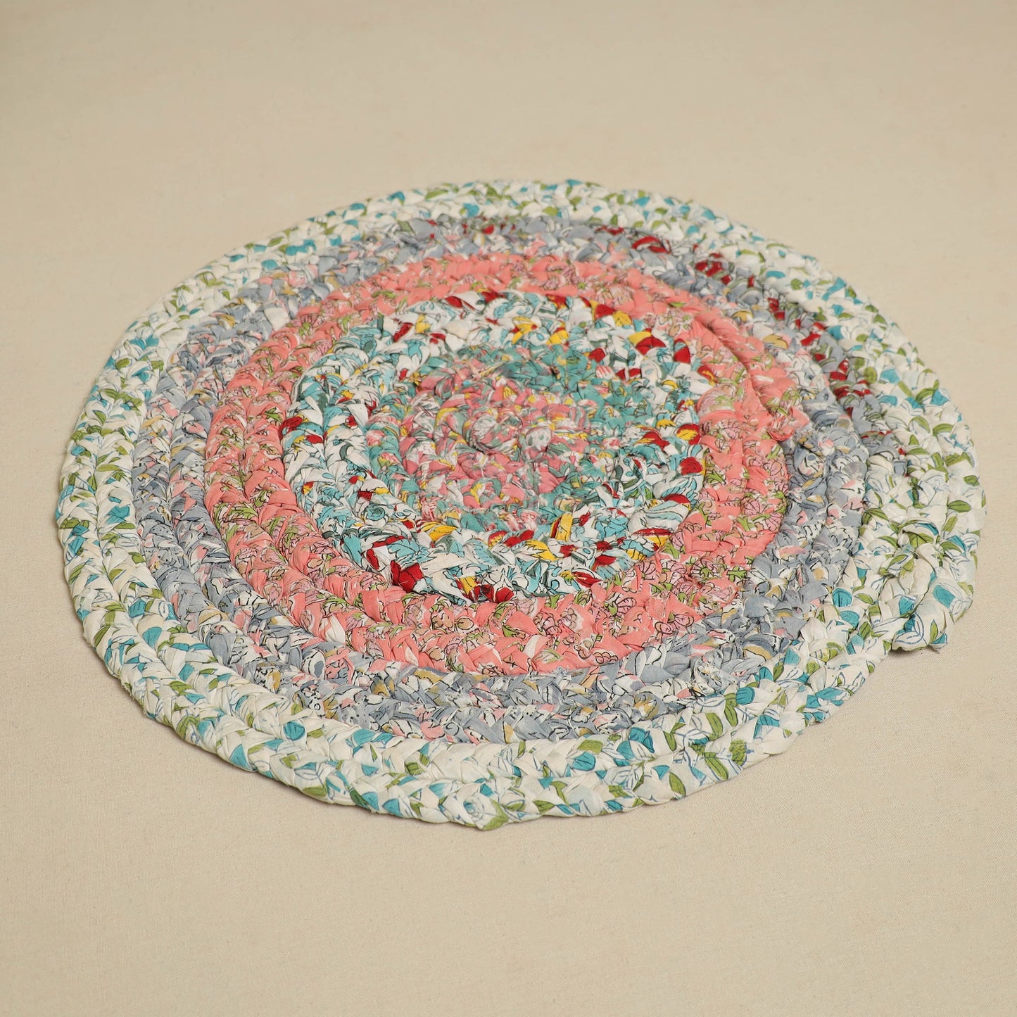 Gudri Hand Braided Recycled Door Mat Online in India