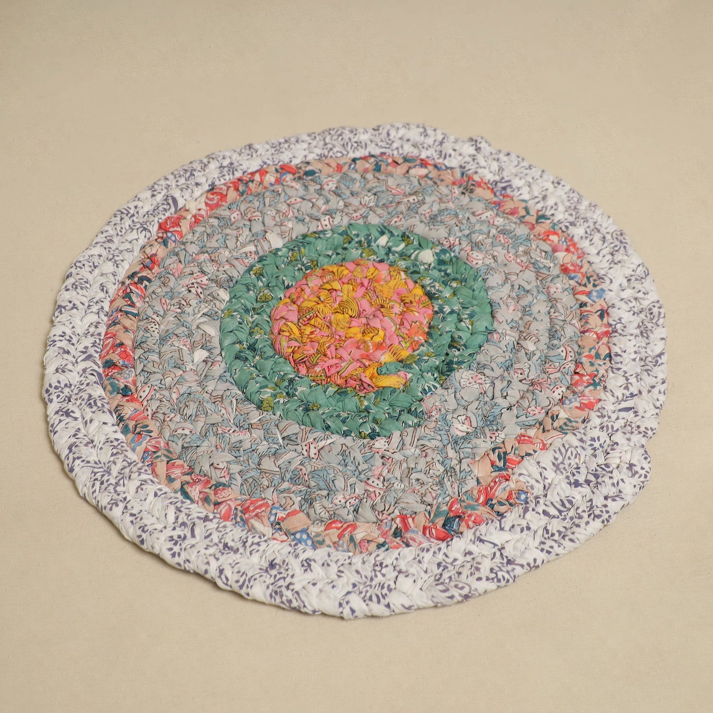 Gudri Hand Braided Recycled Door Mat Online in India