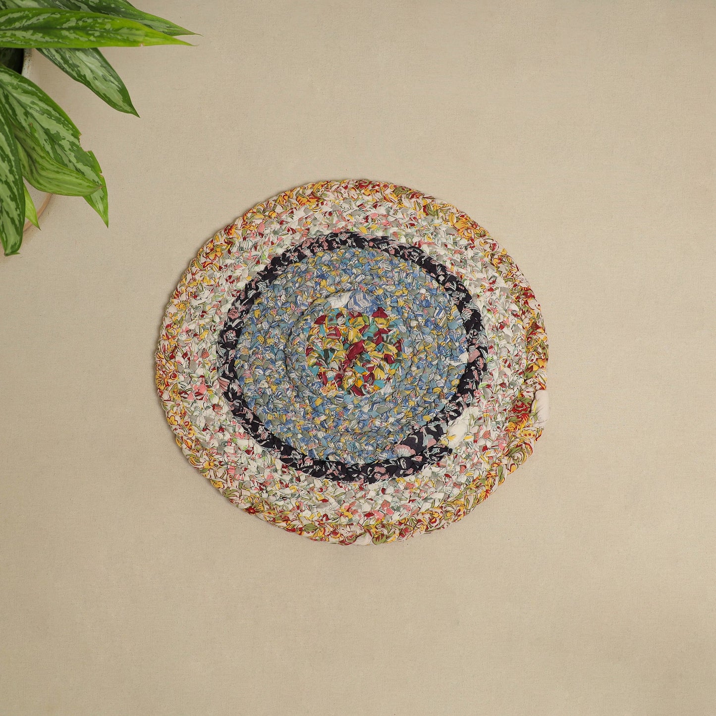 Gudri Hand Braided Recycled Door Mat Online in India
