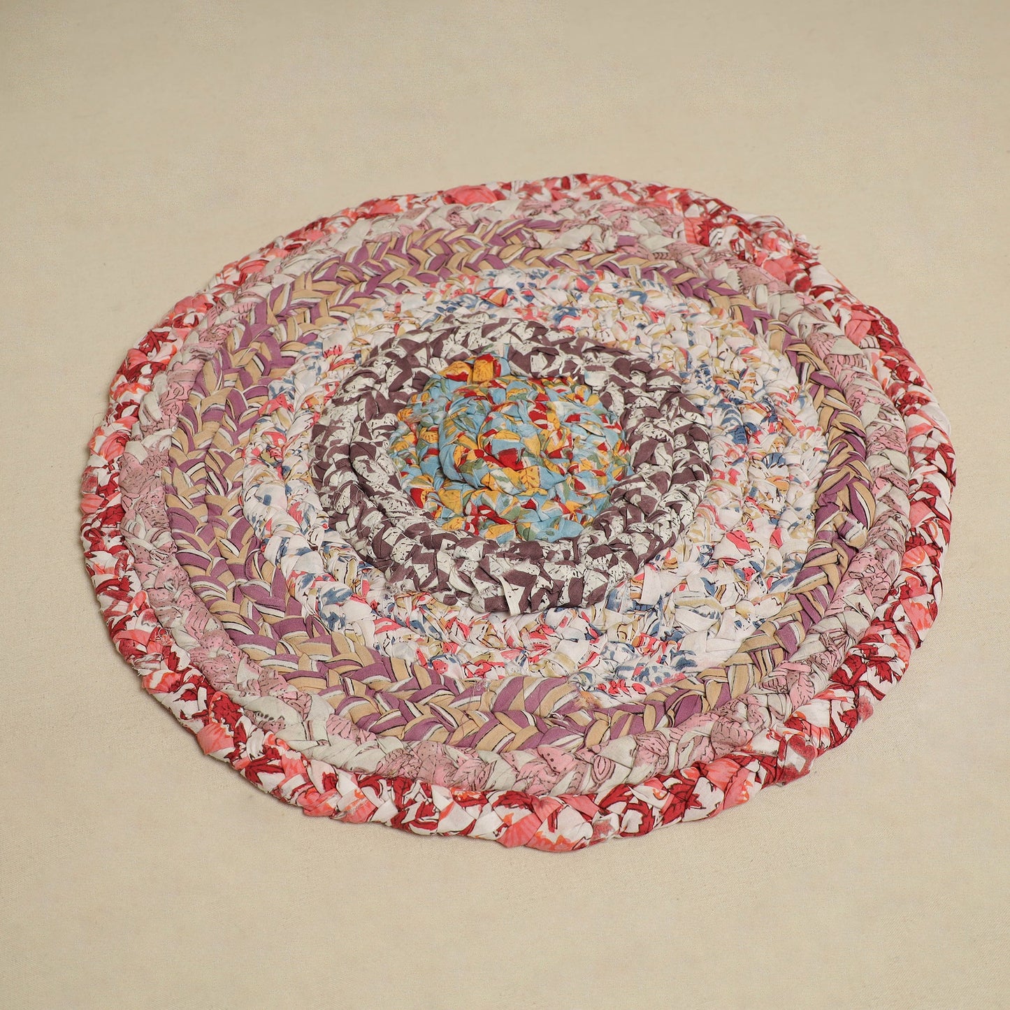 Gudri Hand Braided Recycled Door Mat Online in India