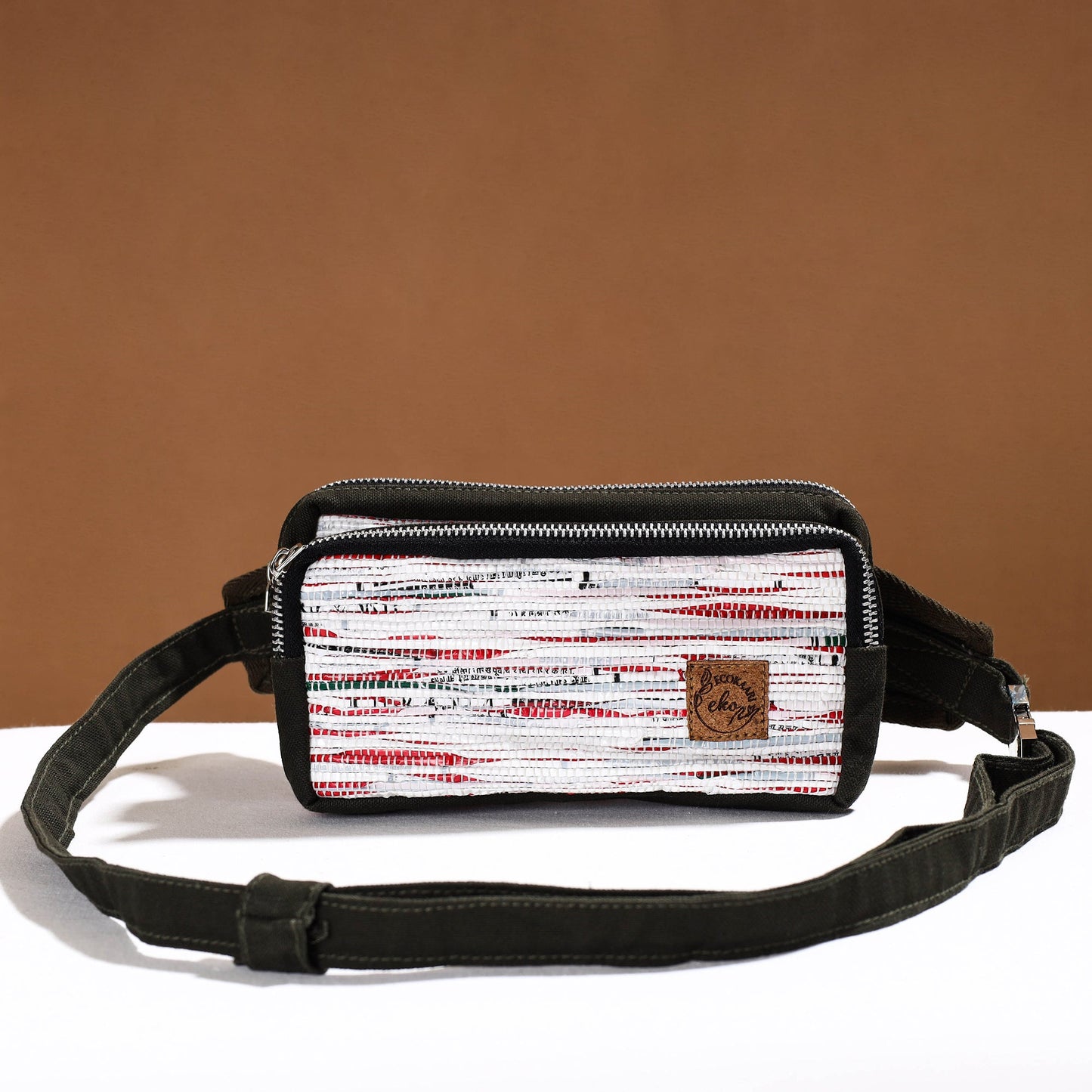Upcycled Weave Handmade Fanny Pack Bag