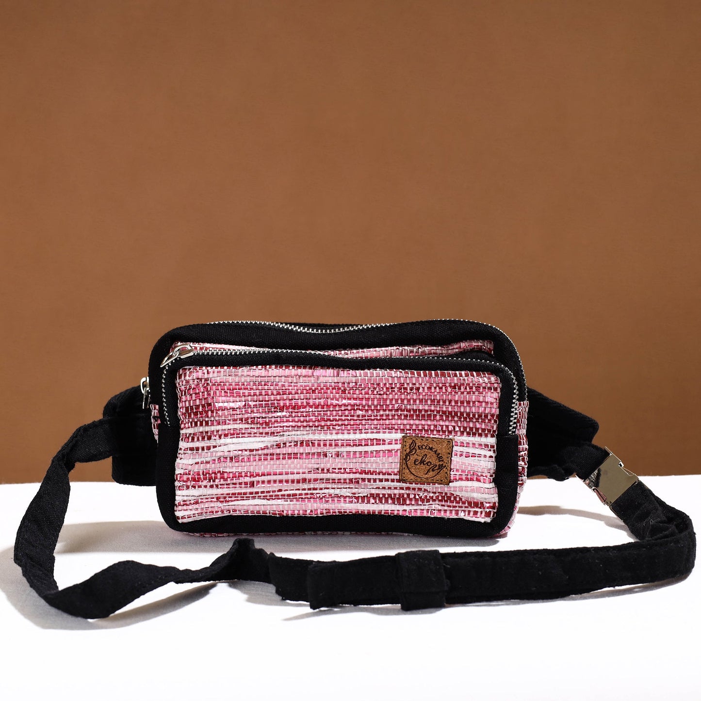 Upcycled Weave Handmade Fanny Pack Bag
