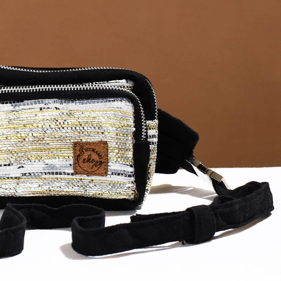 Upcycled Weave Handmade Fanny Pack Bag