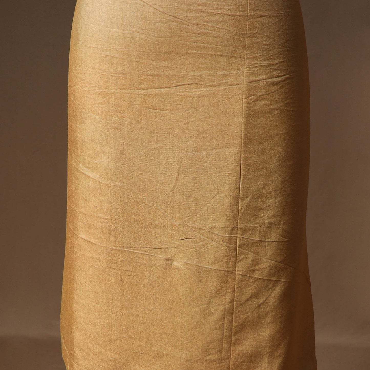 Vidarbha tussar silk handloom plain 2pc unstitched dress